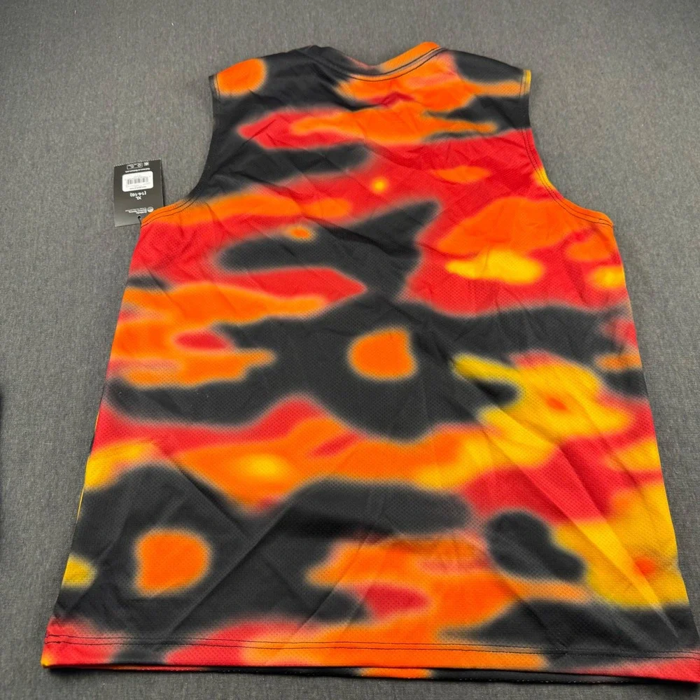 Athletic Works Boys XL 14-16 Active Shirt Tank Set Blue Tie Dye Red Mesh Camo